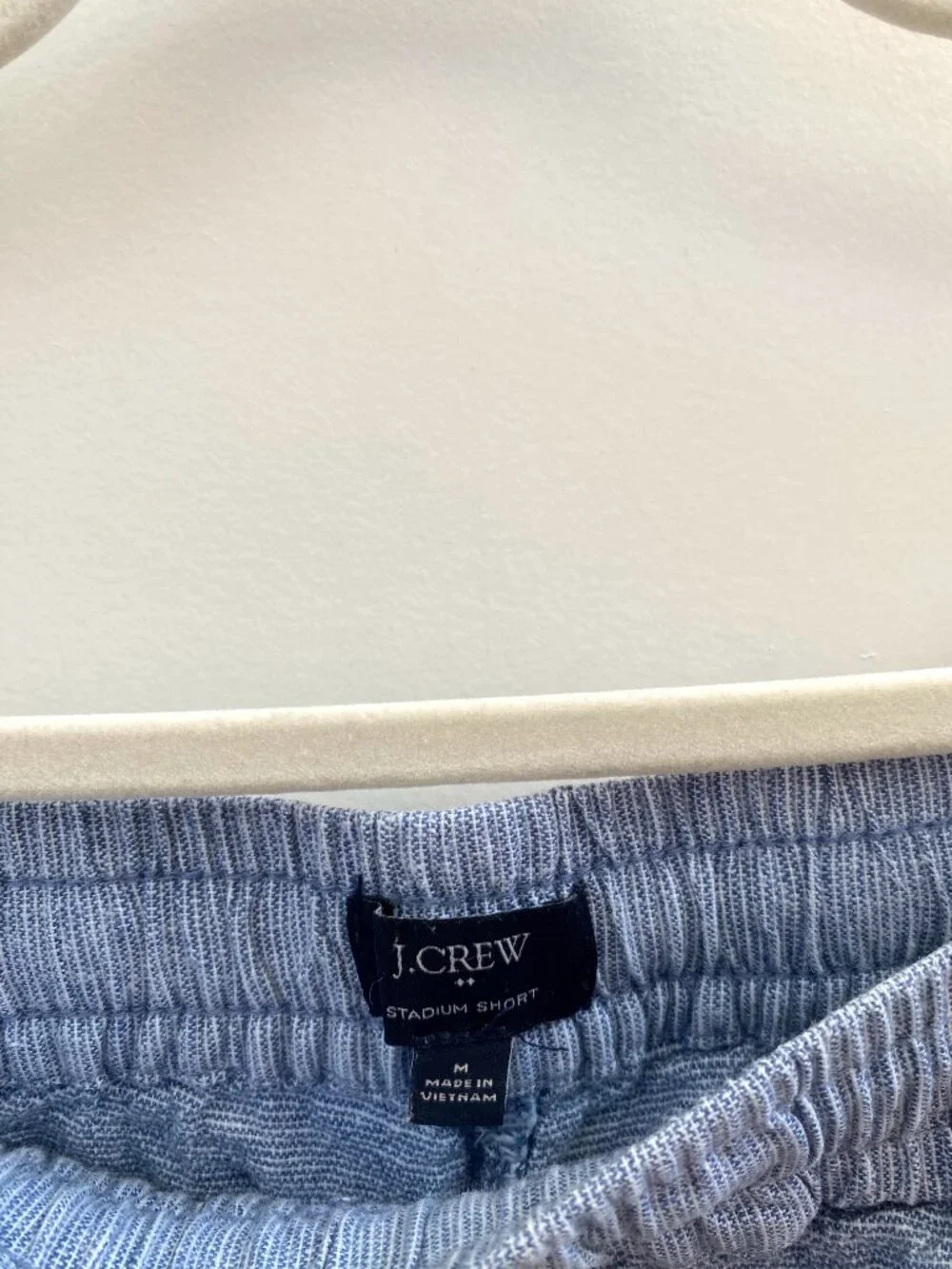 J. Crew Light Blue Stadium Shorts - Medium